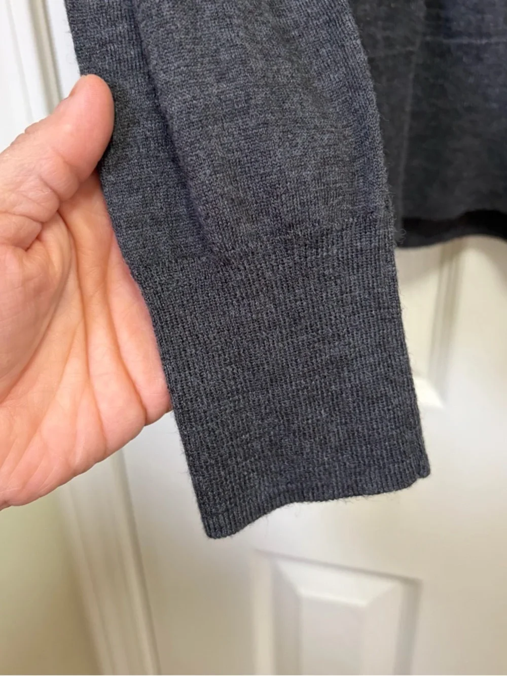 JCrew Gray merino wool blend turtle neck sweater XL